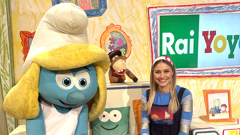 smurfette at la posta di rai yoyo soluna experience