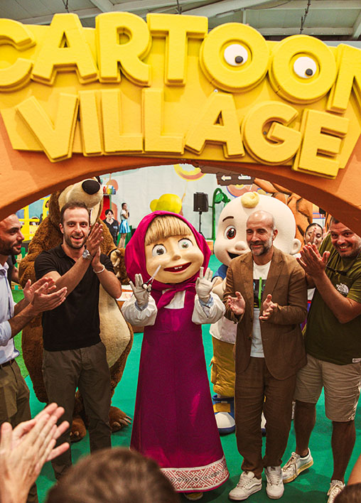 inauguration cartoon village at centro sicilia soluna inauguration cartoon village at centro sicilia soluna